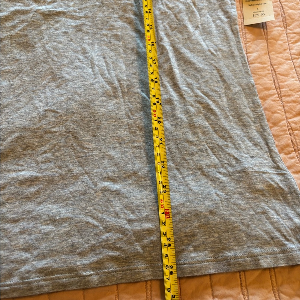 E14 Coldwater Creek Tee Duo - Purple & Heather Gray, Size L - Picture 4 of 5